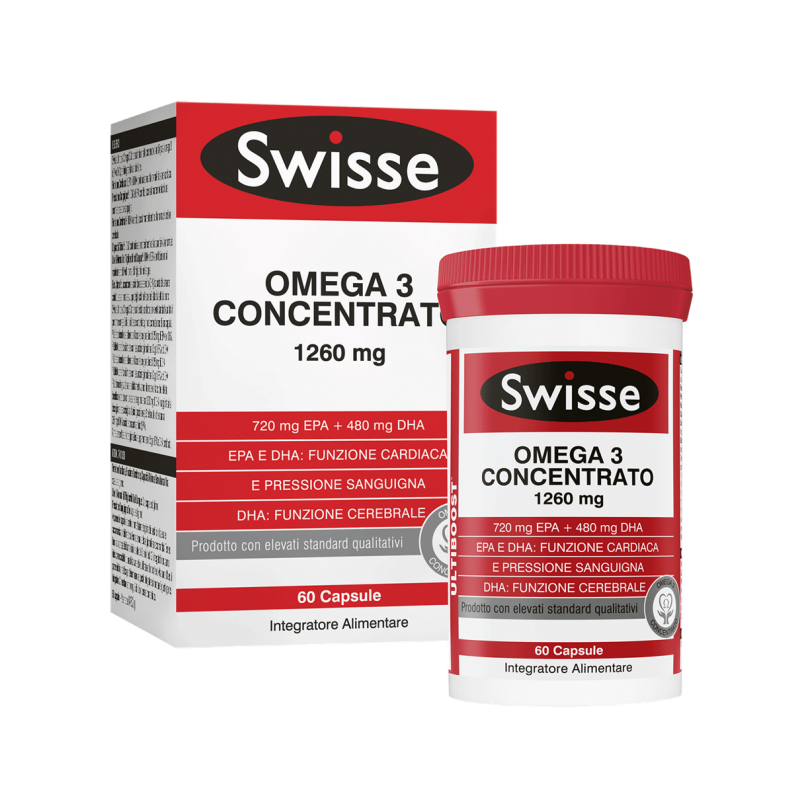 SWISSE OMEGA 3 CONCENTRATO  1260mg  60capsule