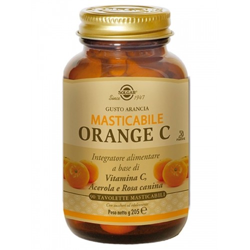 Solgar 维生素C橙子味咀嚼片 90片