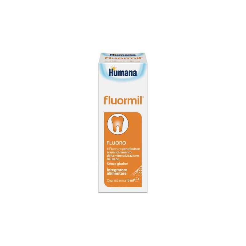 Humana FluorMil gocce prevenzione delle carie 15ml