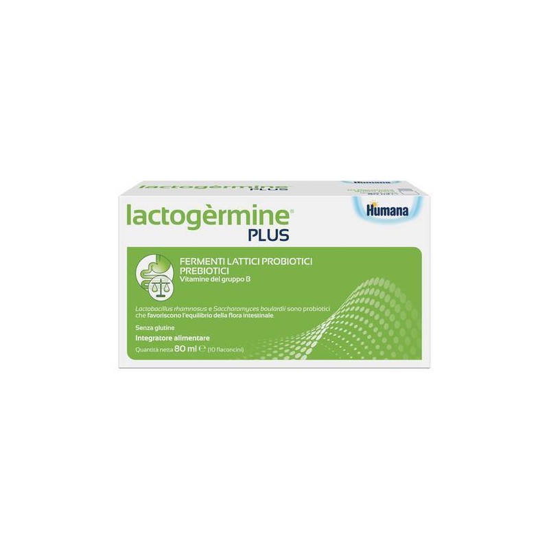 Humana Lactogèrmine Plus 10flaconcini 80ml