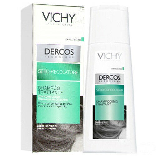 Vichy Dercos shampoo trattante Sebo correttore 200ml