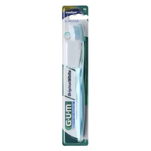 Gum Original White spazzolino medio anti-macchie