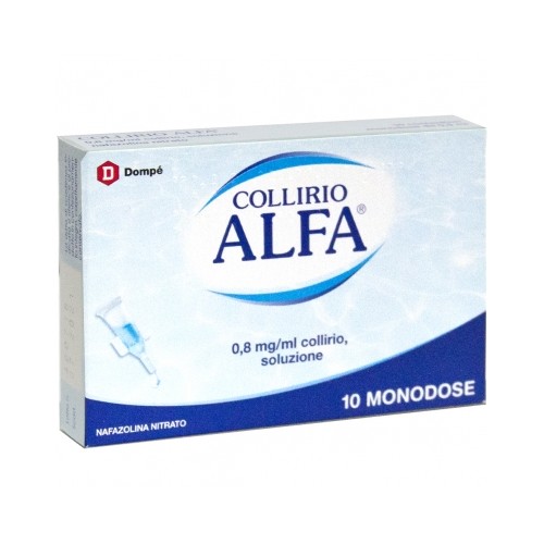 Collirio alfa occhi arrossati 10 contenitori monodose