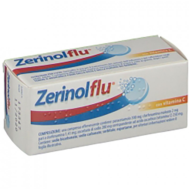 ZerinolFlu con Vitamina C 12 Compresse Effervescenti